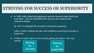 ALFRED ADLER PPT (Systems and theories of Psychology) | PPTX