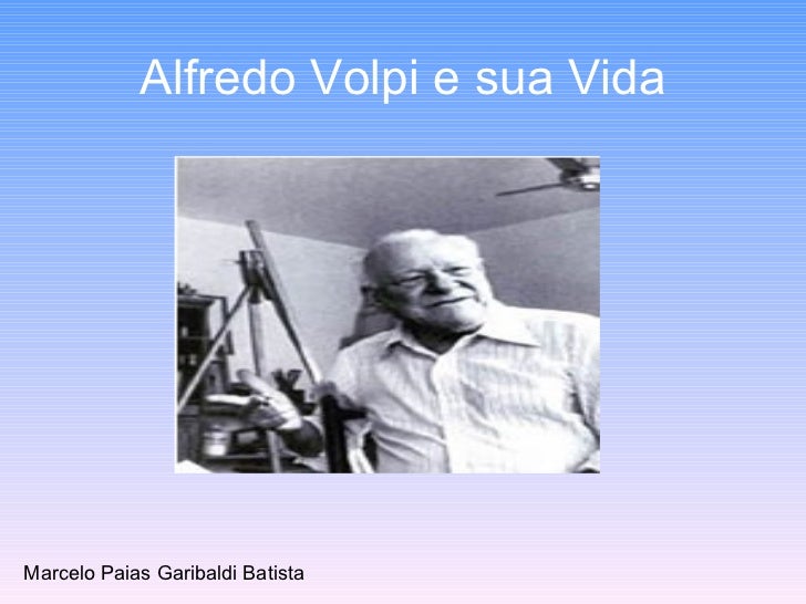 Vida e obra de alfredo volpi Vida e obra de alfredo volpi