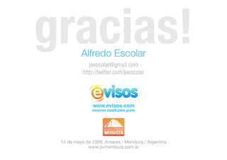 Alfredo Escolar - Palermo Valley Mendoza