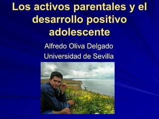 Los activos parentales y el
desarrollo positivo
adolescente
Alfredo Oliva Delgado
Universidad de Sevilla
 