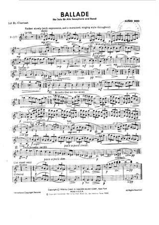 Ballade - Alfred Reed 