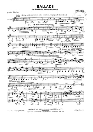 Ballade - Alfred Reed 