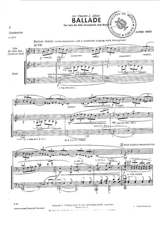 Ballade - Alfred Reed 