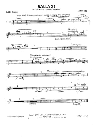 Ballade - Alfred Reed 