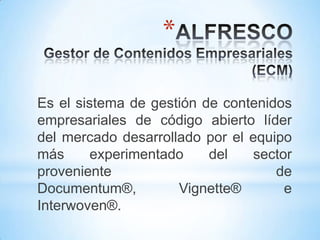 Alfresco | PPTX