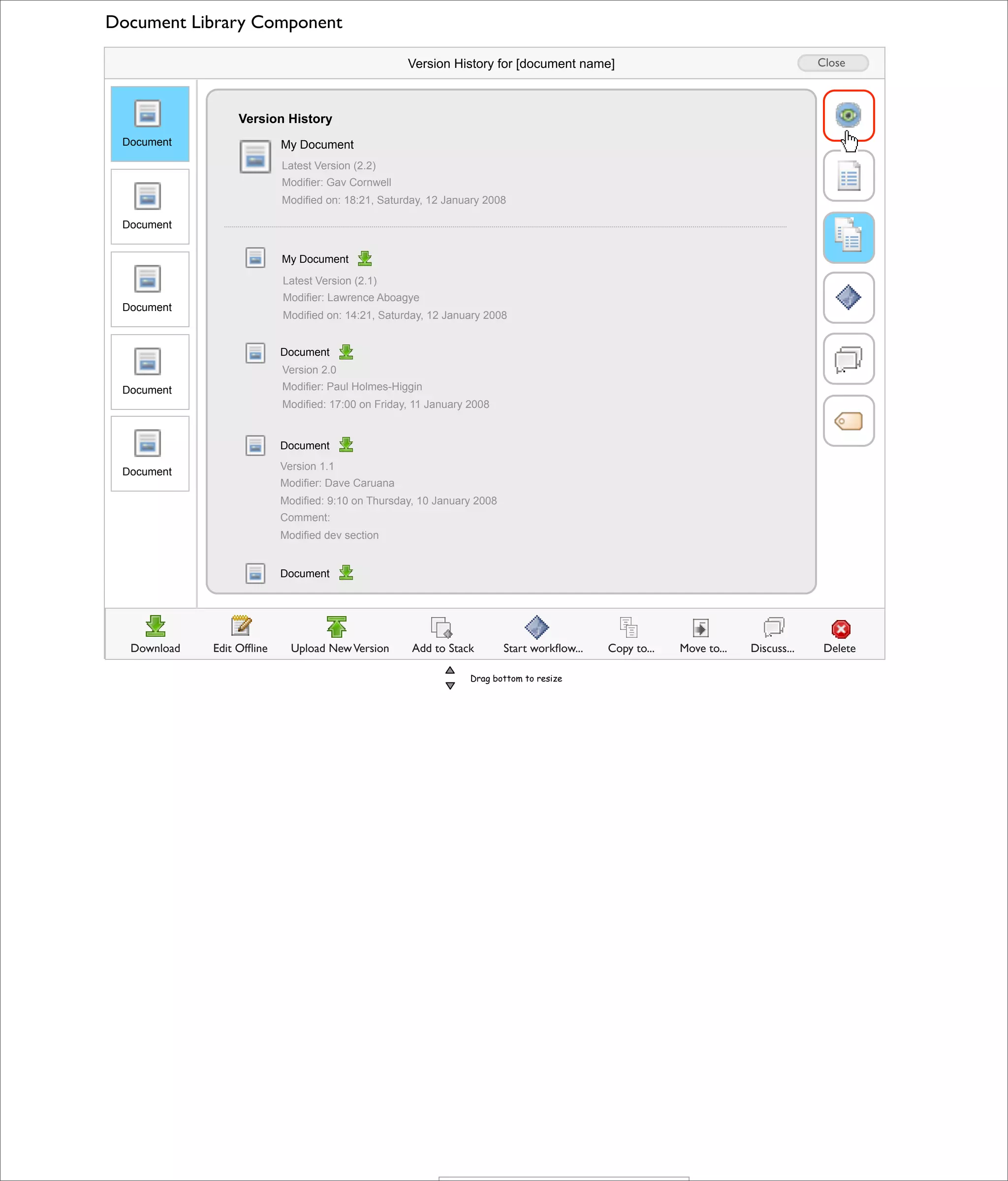 Alfresco 3.0 Doc Lib Component (HTML version)