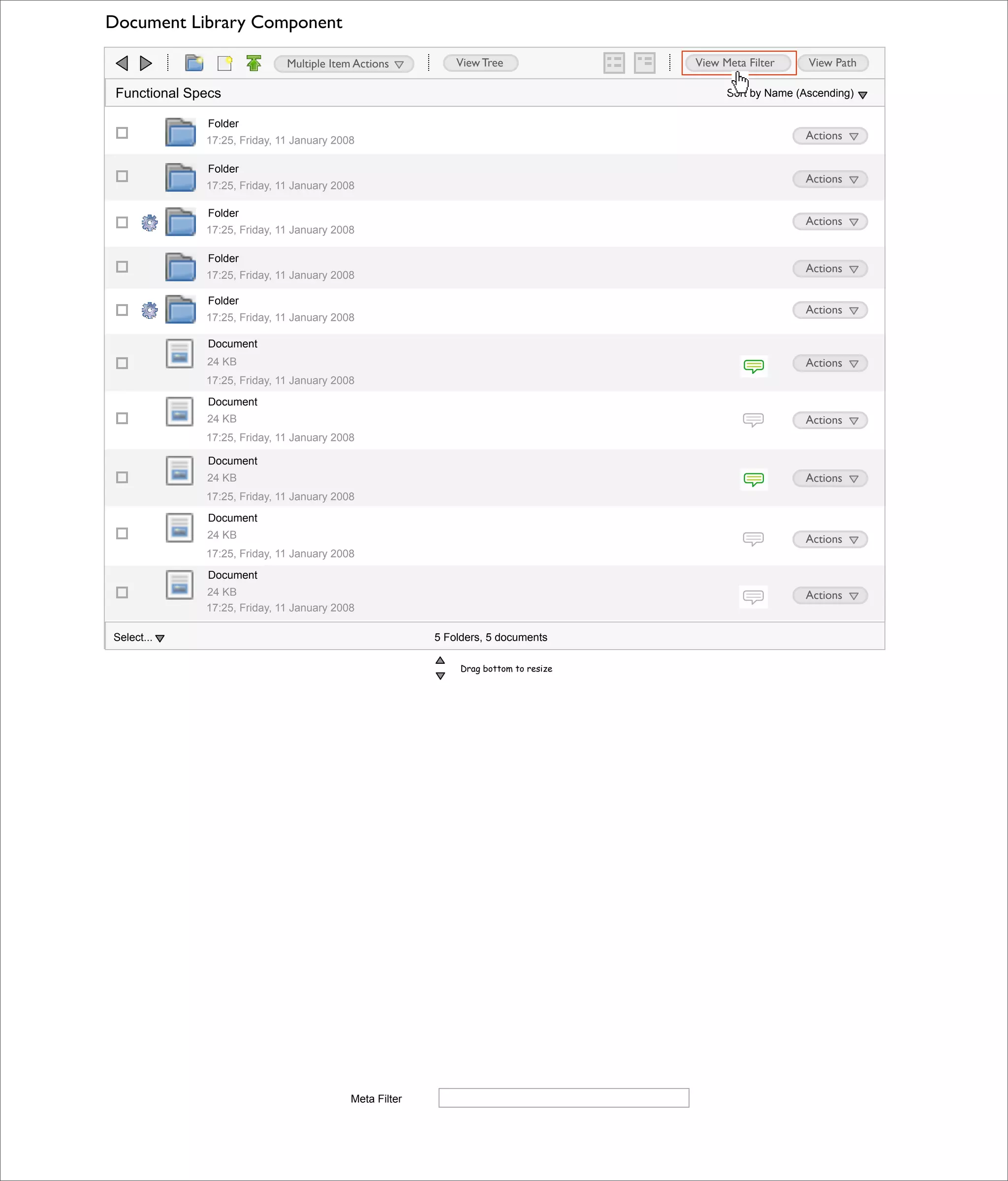 Alfresco 3.0 Doc Lib Component (HTML version)
