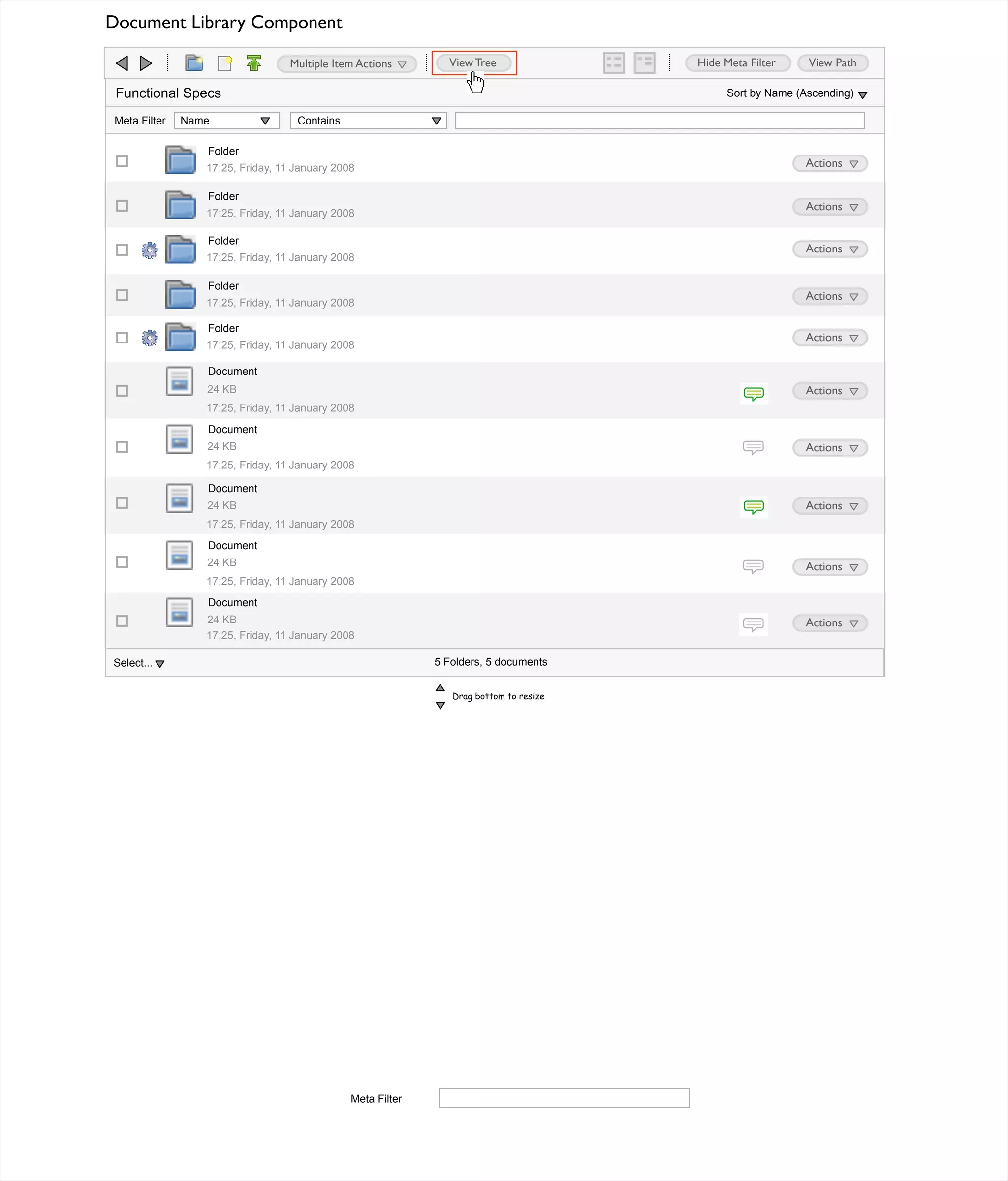 Alfresco 3.0 Doc Lib Component (HTML version)