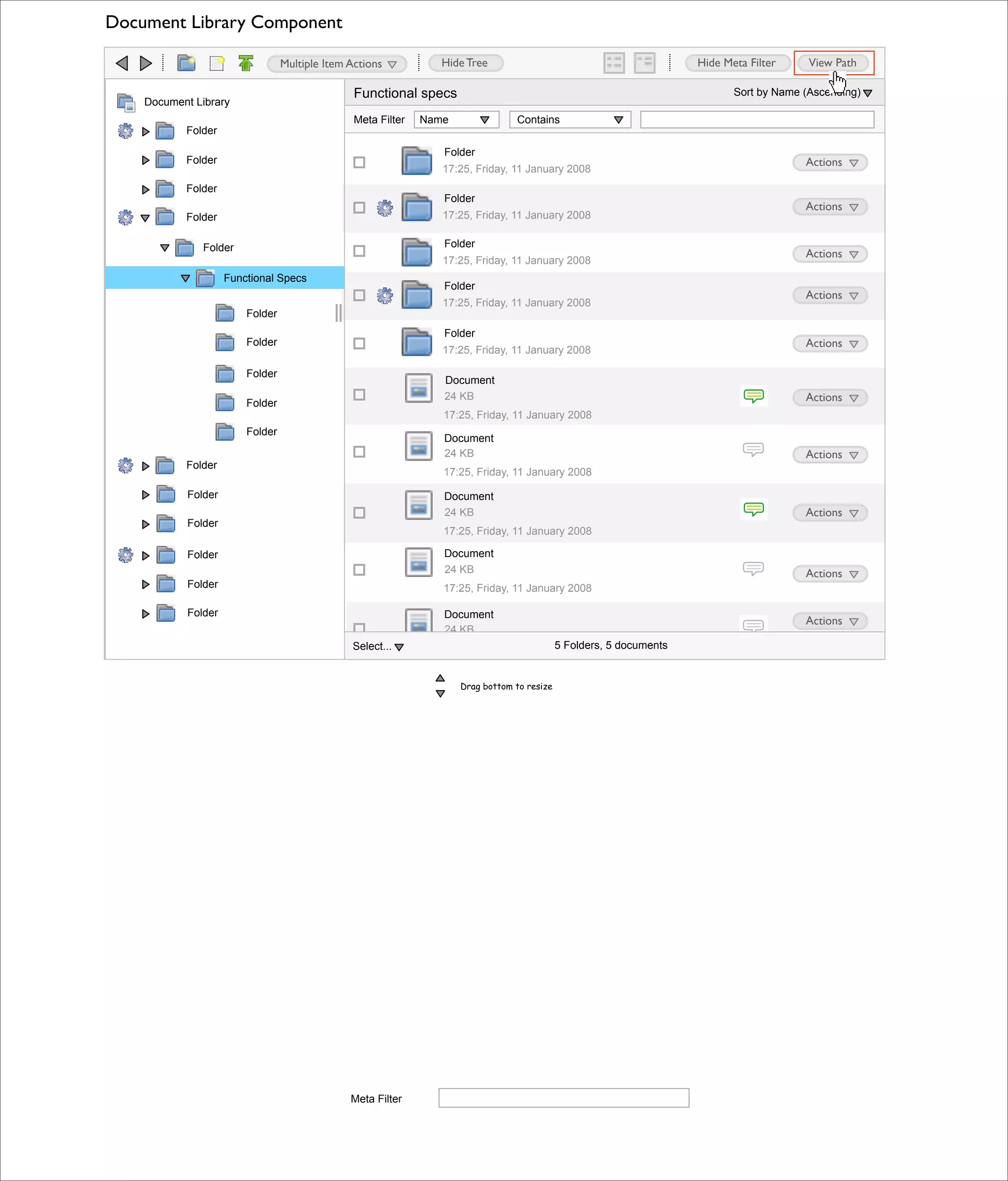 Alfresco 3.0 Doc Lib Component (HTML version)