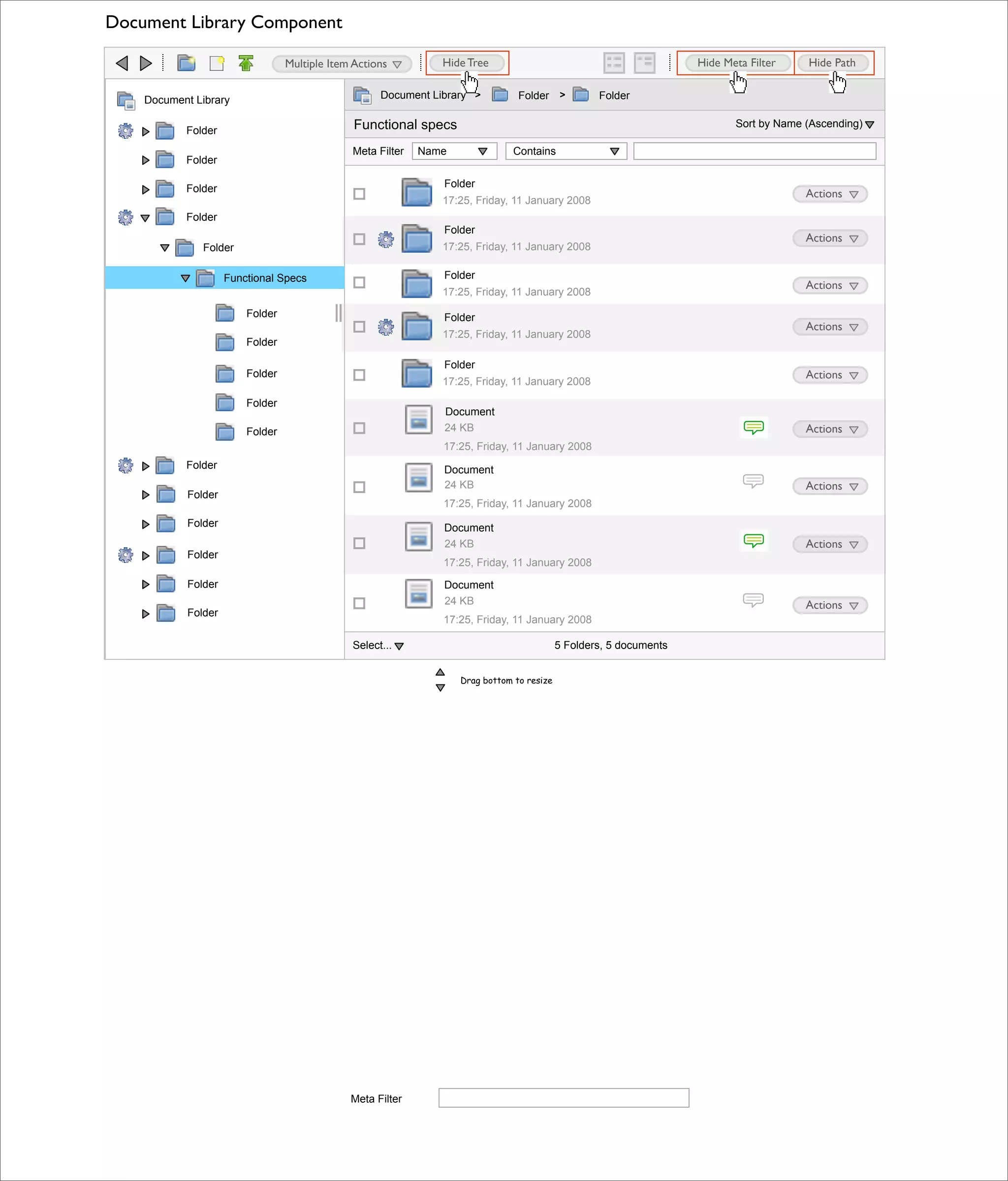 Alfresco 3.0 Doc Lib Component (HTML version)
