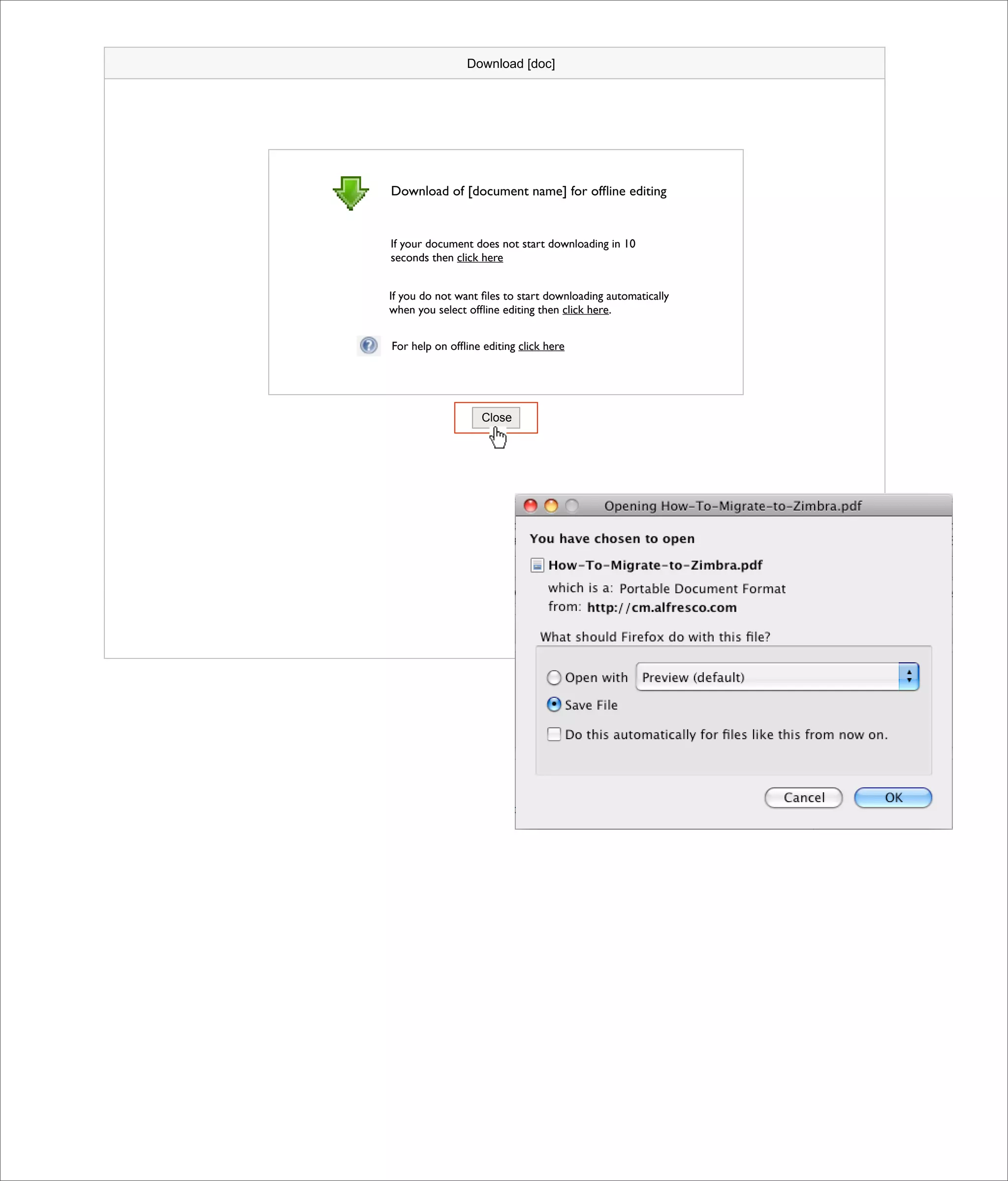 Alfresco 3.0 Doc Lib Component (HTML version)