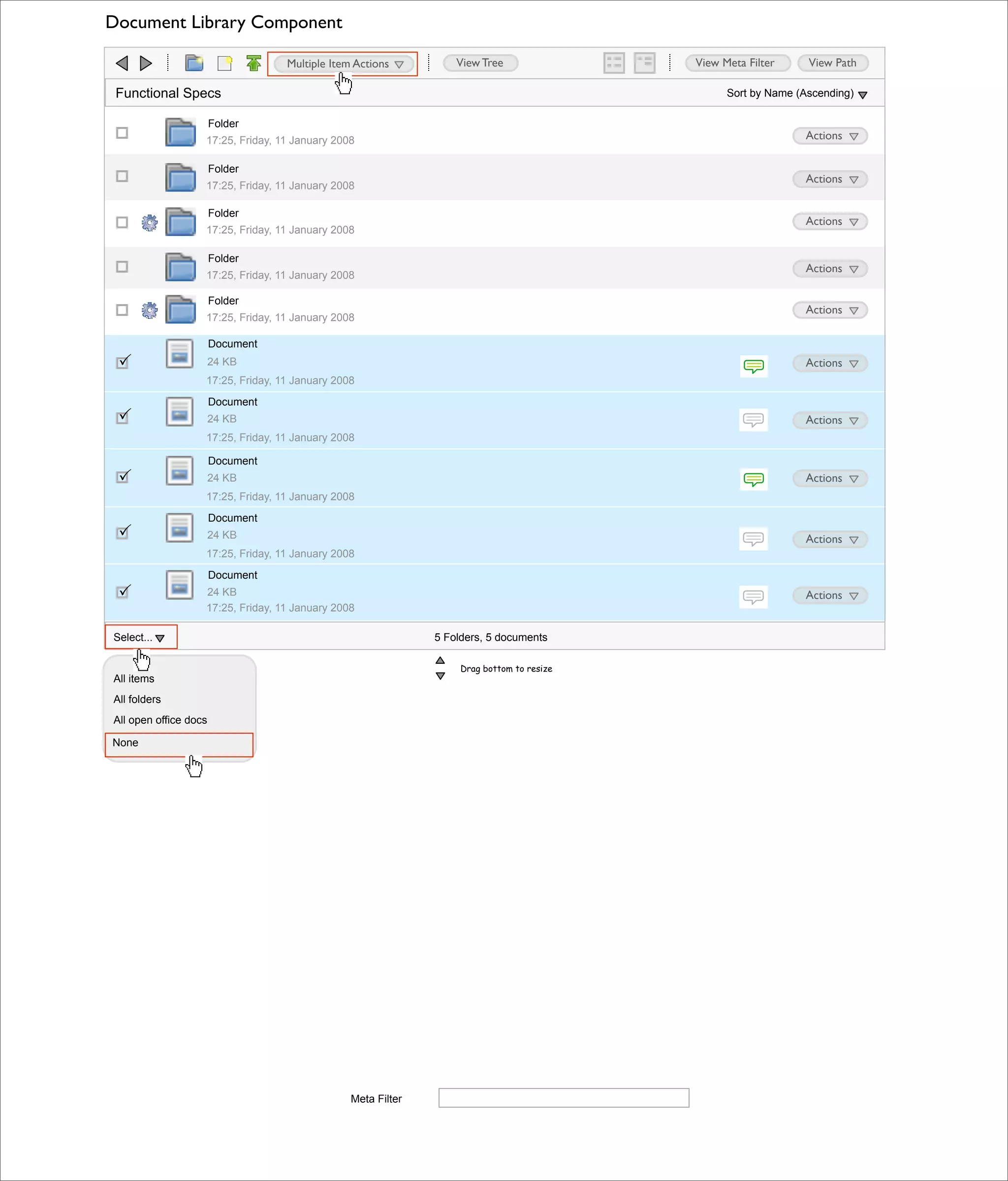 Alfresco 3.0 Doc Lib Component (HTML version)