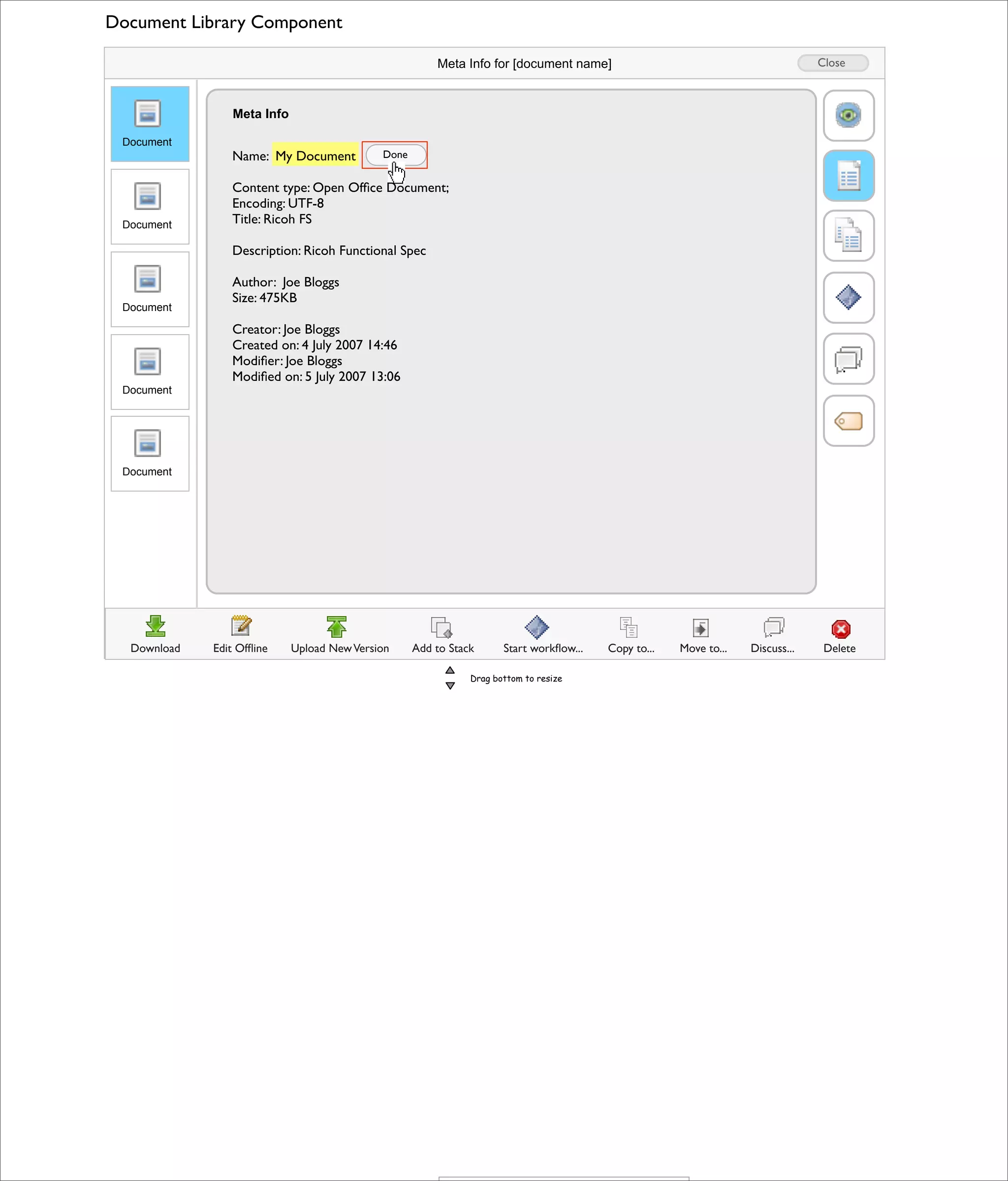 Alfresco 3.0 Doc Lib Component (HTML version)