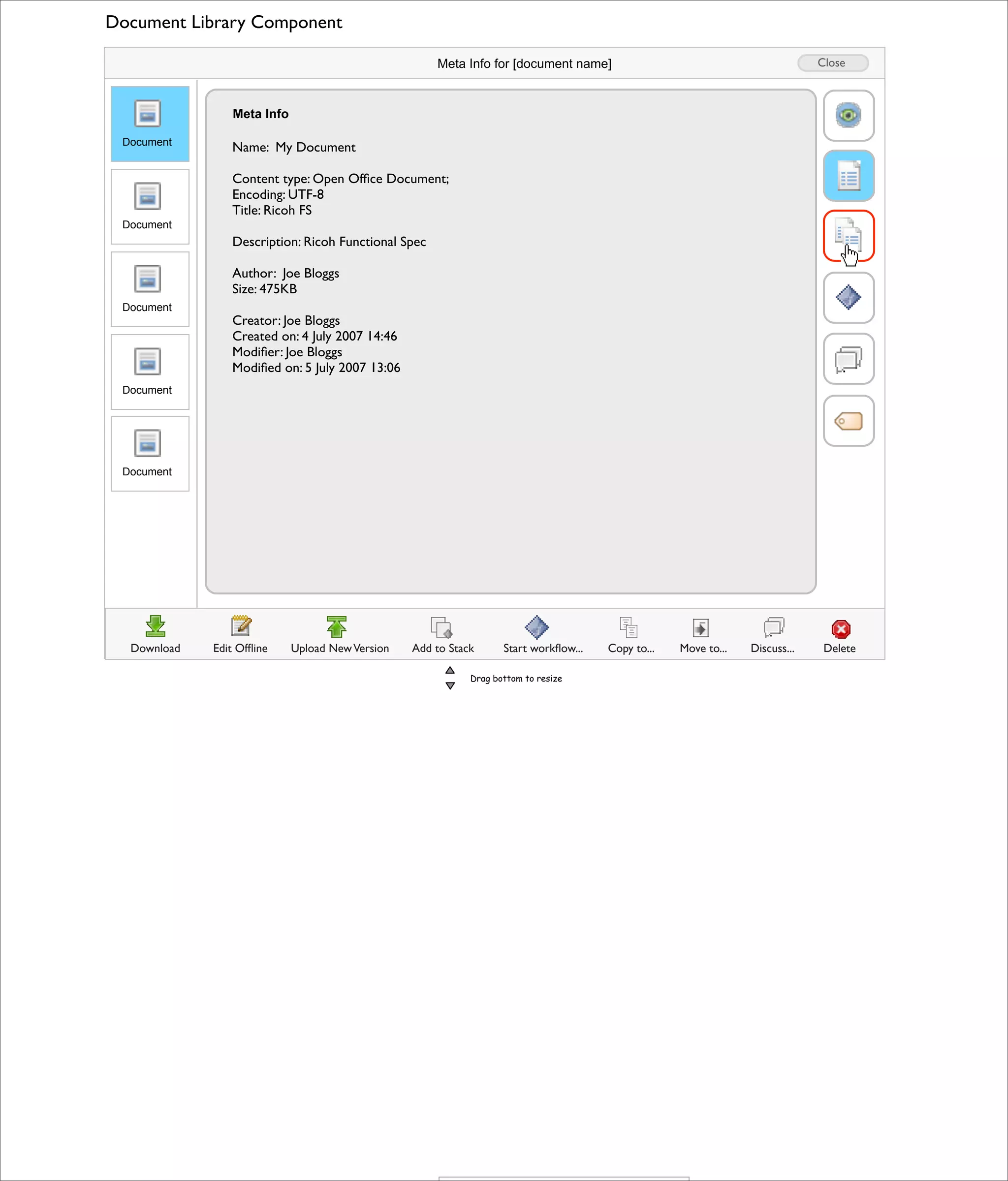 Alfresco 3.0 Doc Lib Component (HTML version)