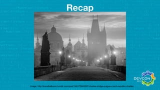 Recap
Image: http://travelballoons.tumblr.com/post/146373945597/charles-bridge-prague-czech-republic-charles
 