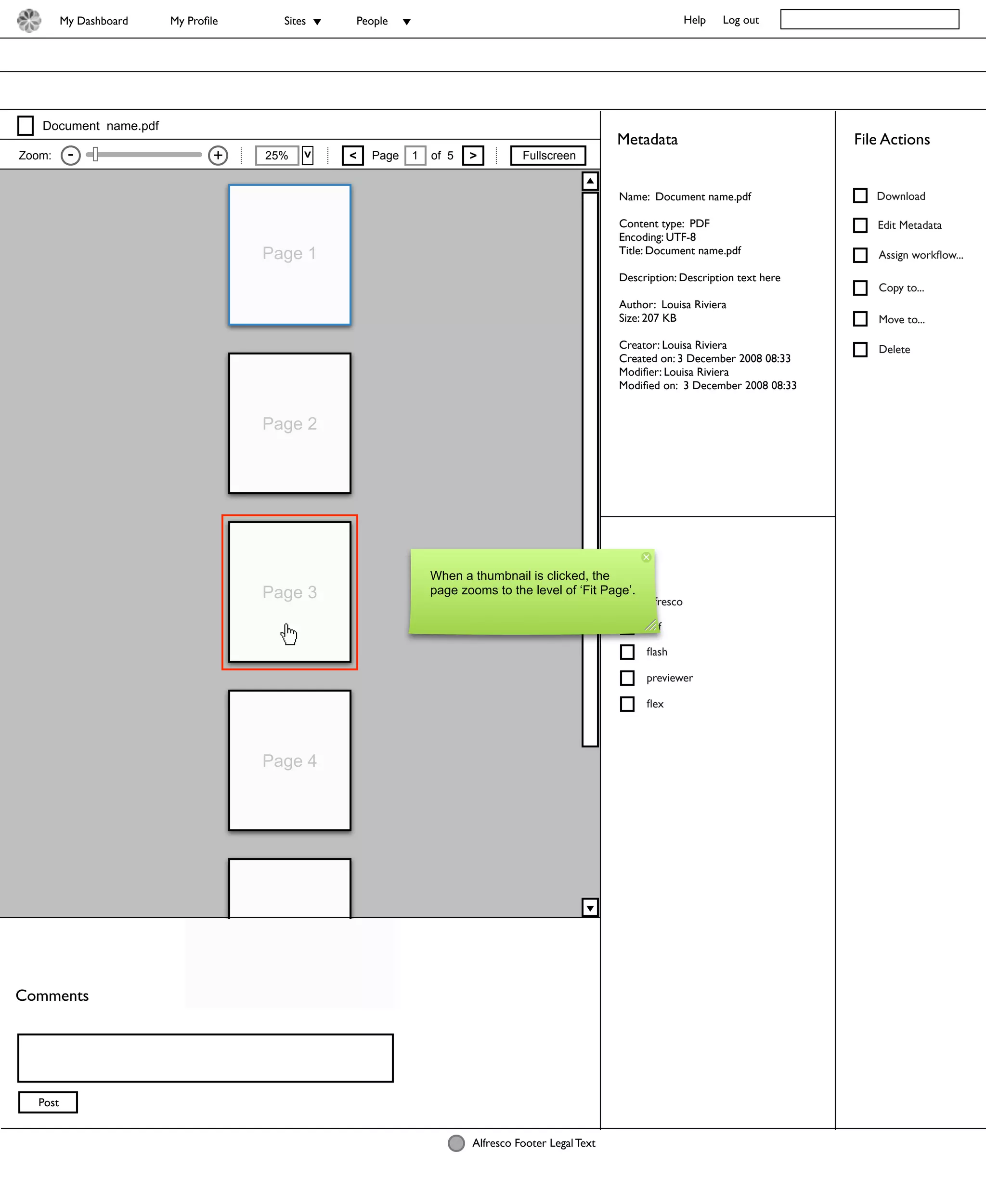 Alfresco Share - Flash Previewer