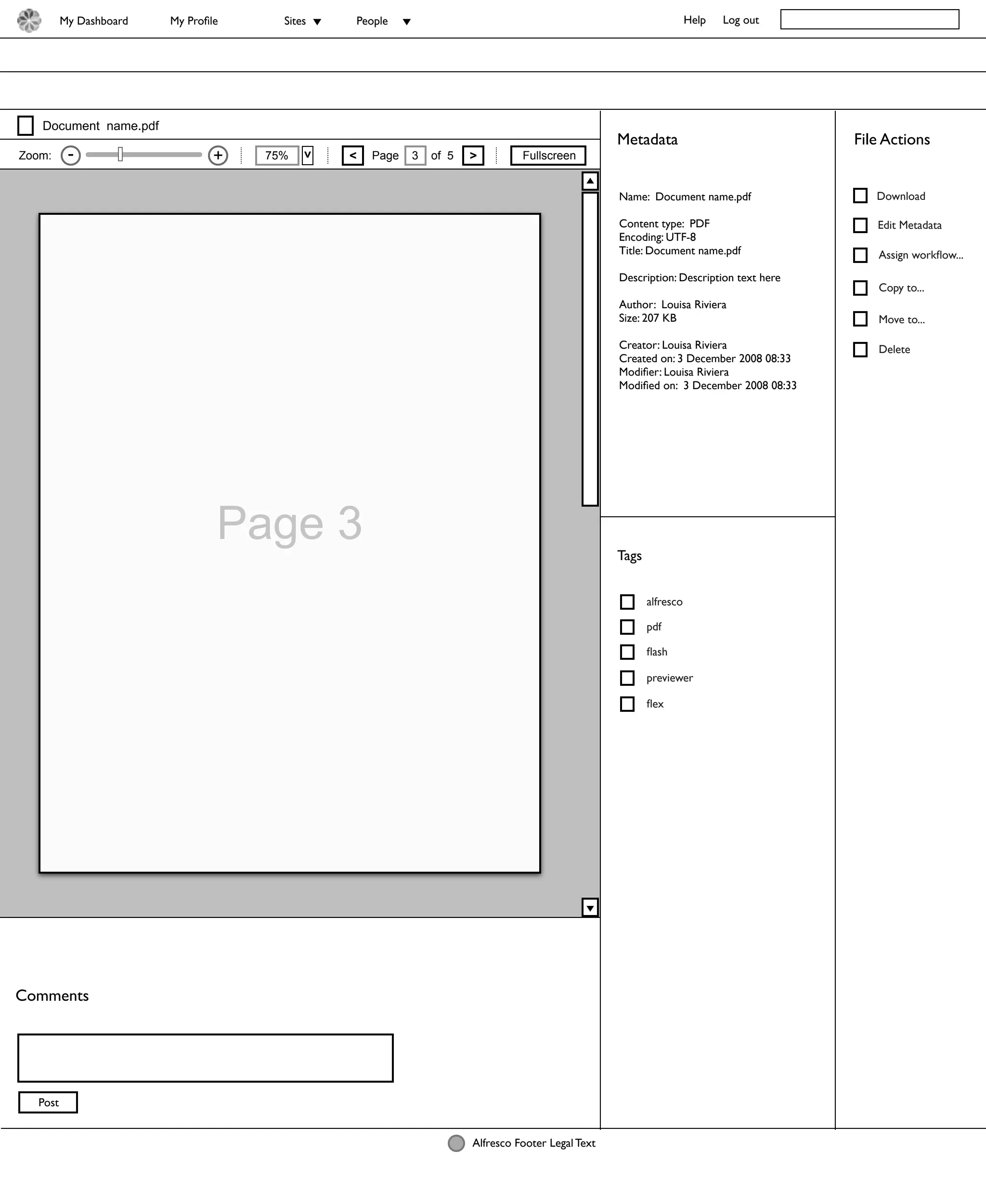 Alfresco Share - Flash Previewer