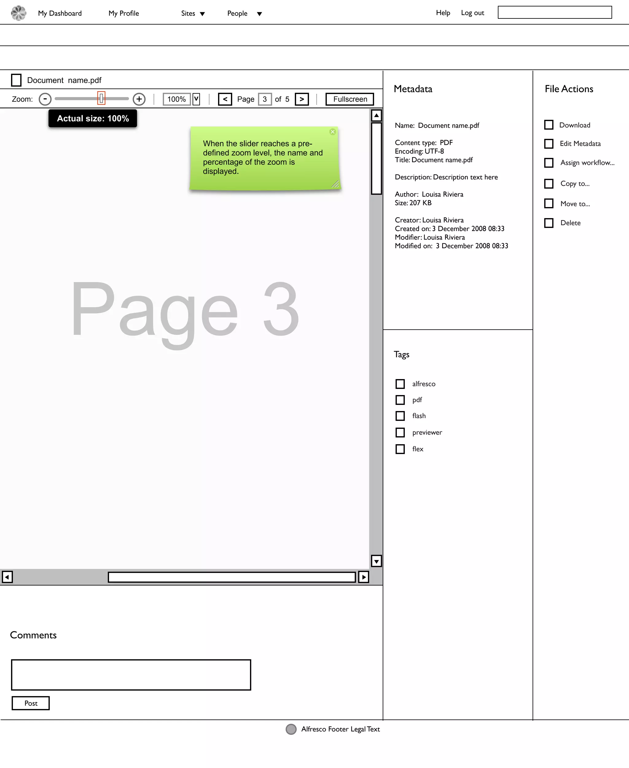 Alfresco Share - Flash Previewer