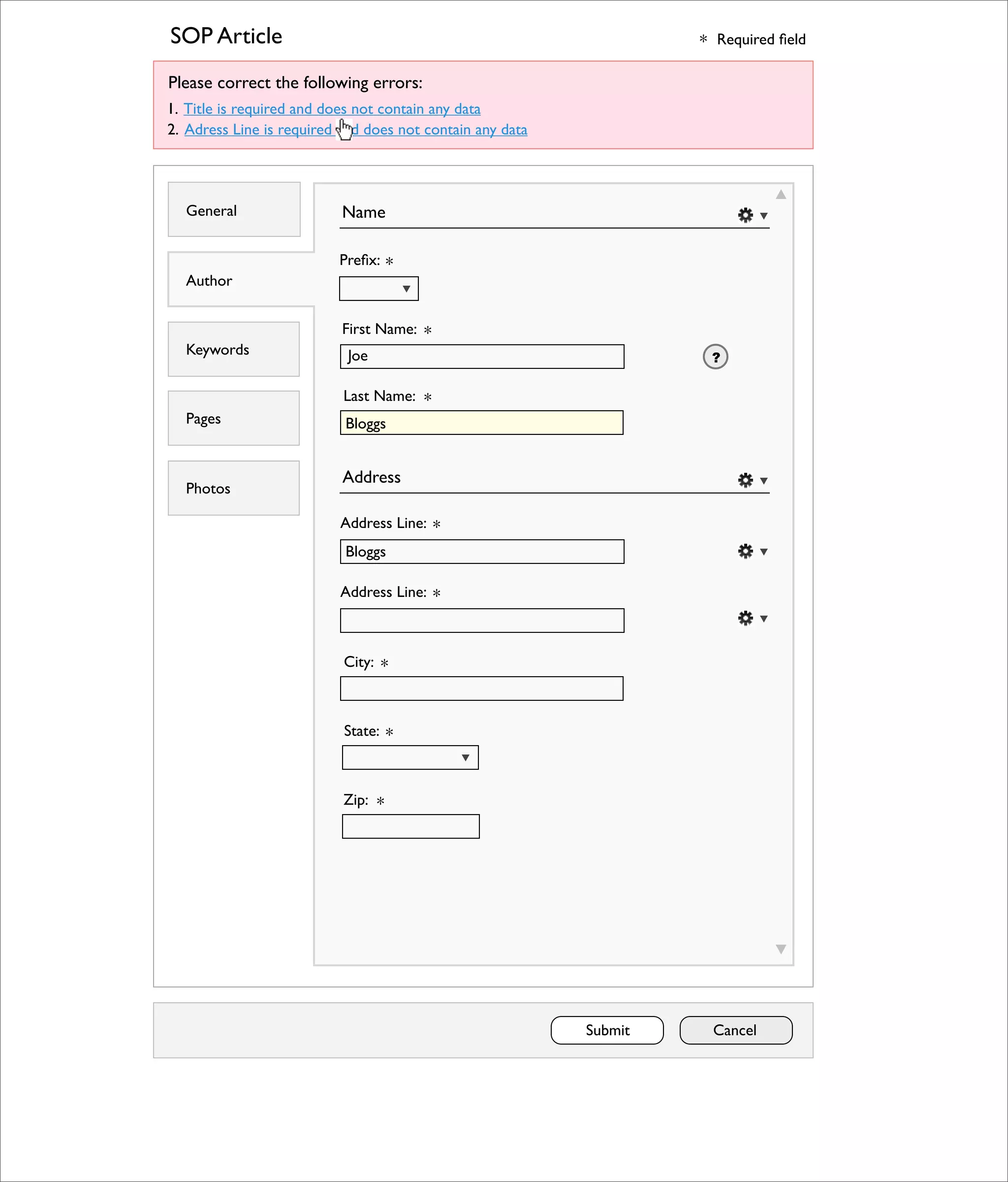 Alfresco Share - Forms