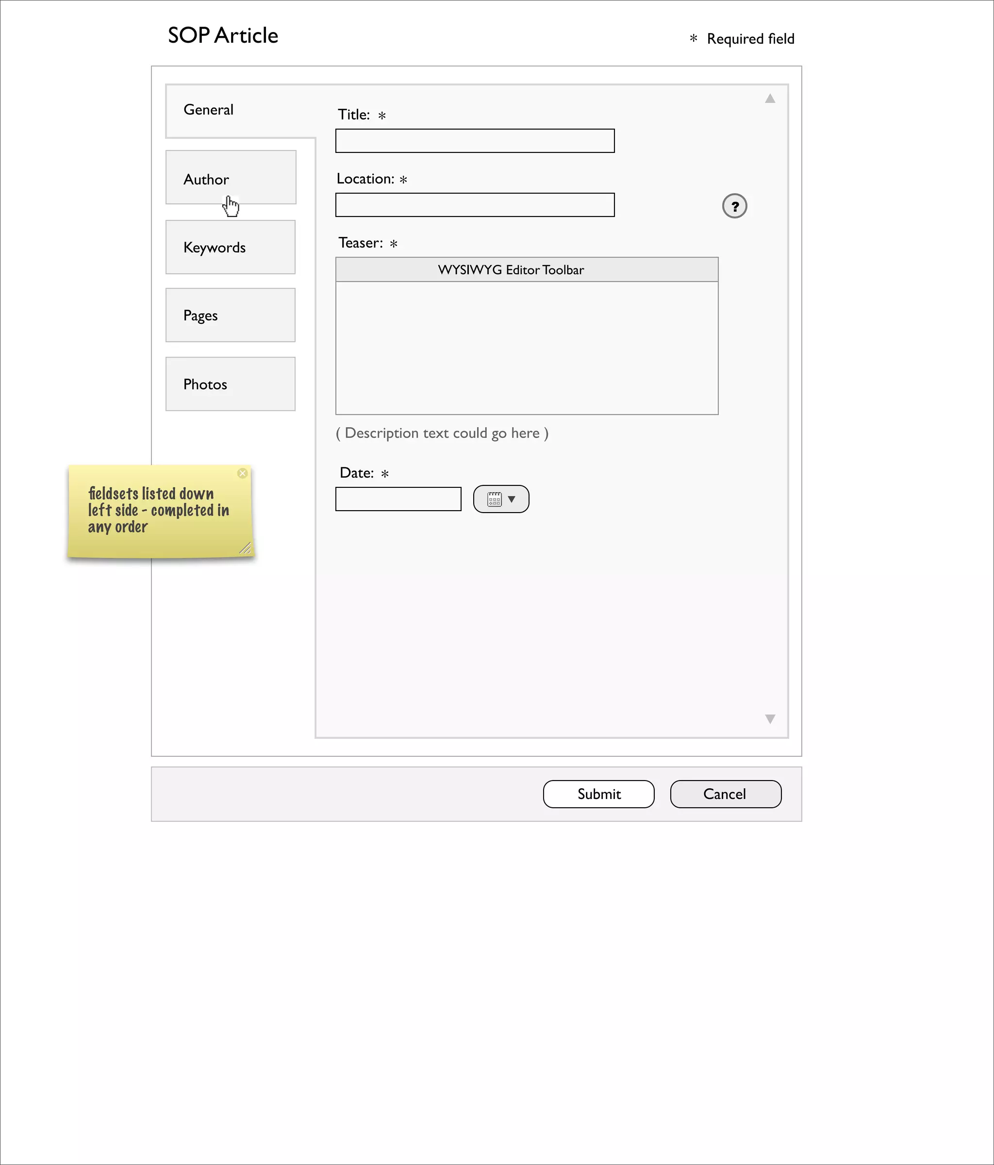 Alfresco Share - Forms