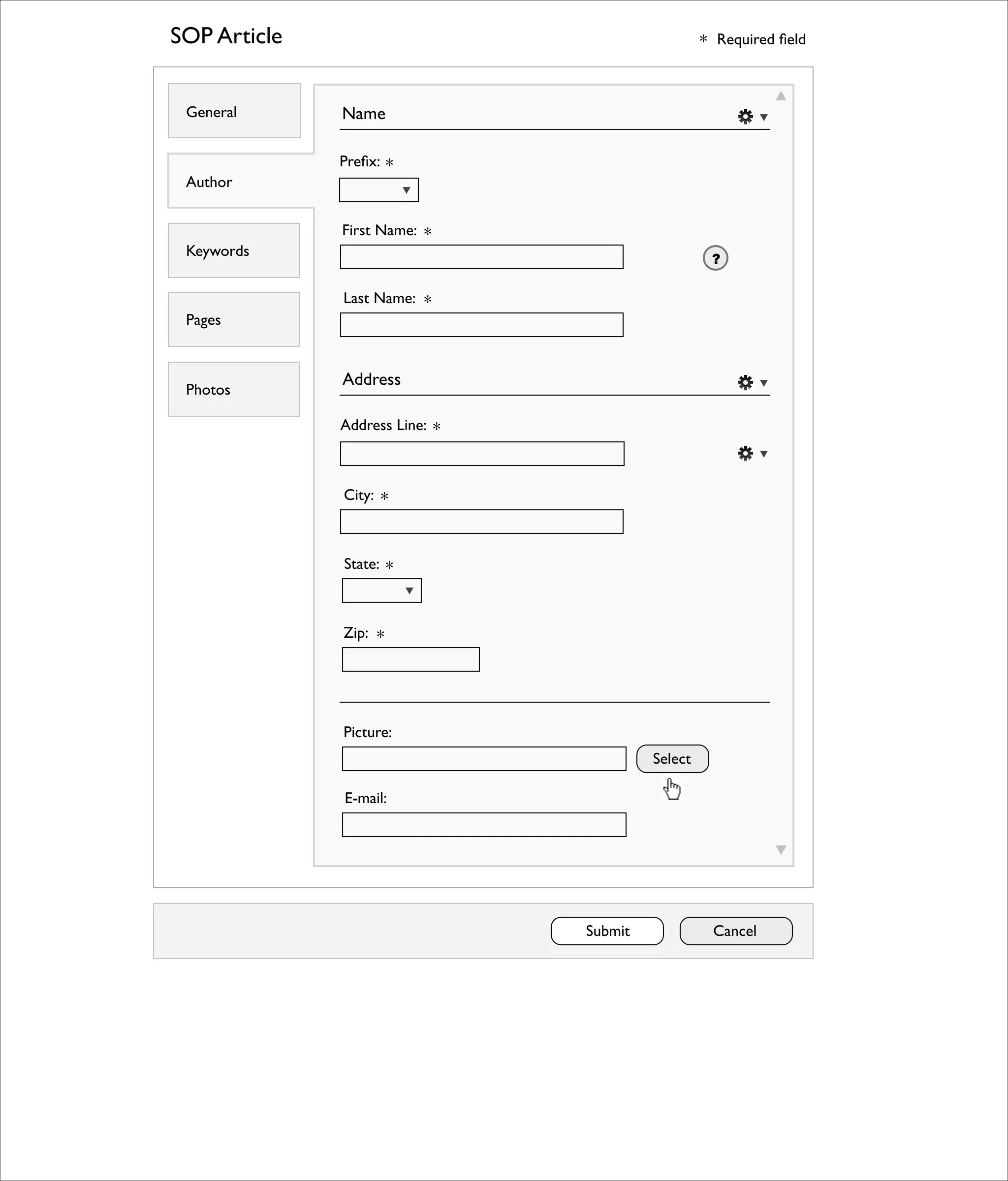 Alfresco Share - Forms