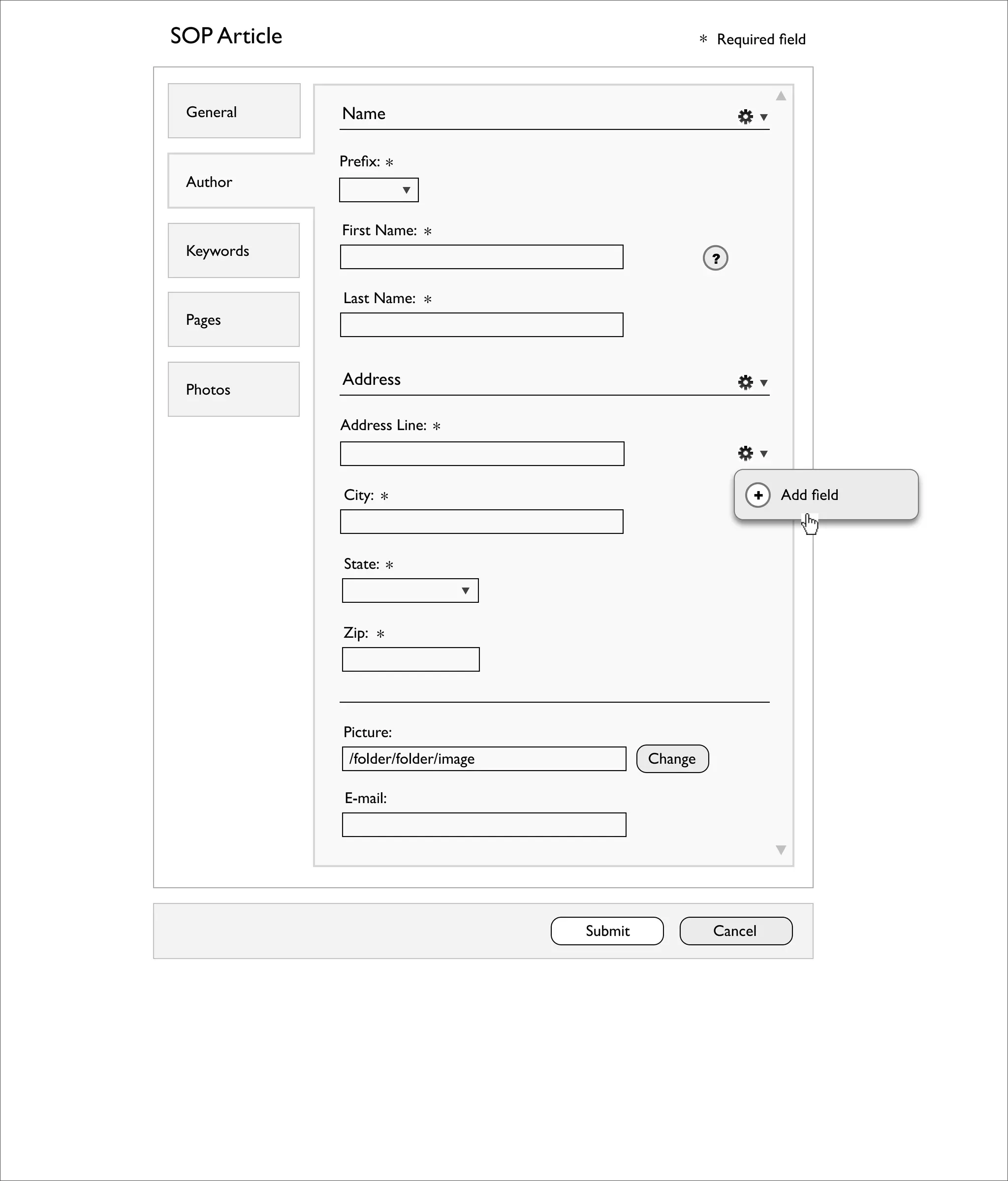 Alfresco Share - Forms