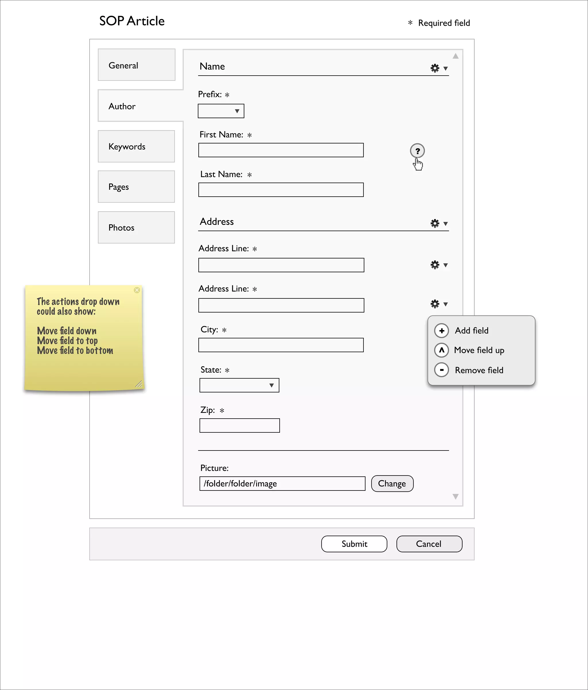 Alfresco Share - Forms