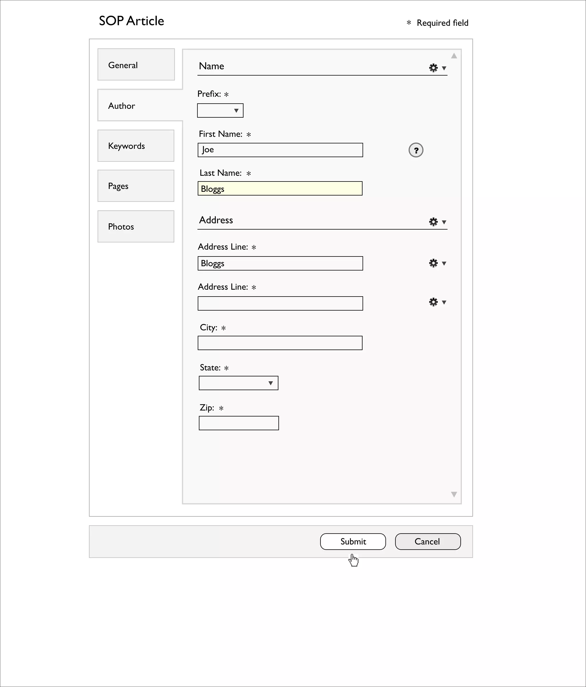 Alfresco Share - Forms