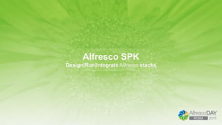 Alfresco Tech Talk Live #95
Alfresco Software Provisioning Kit (Enzo Rivello, Maurizio Pillitu)
 