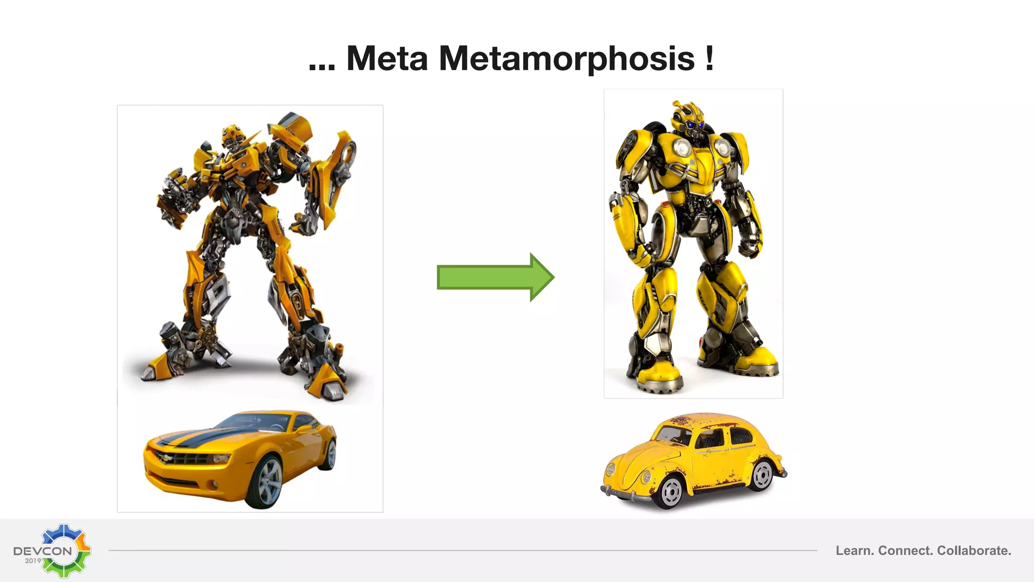 Learn. Connect. Collaborate. ... Meta Metamorphosis ! - 