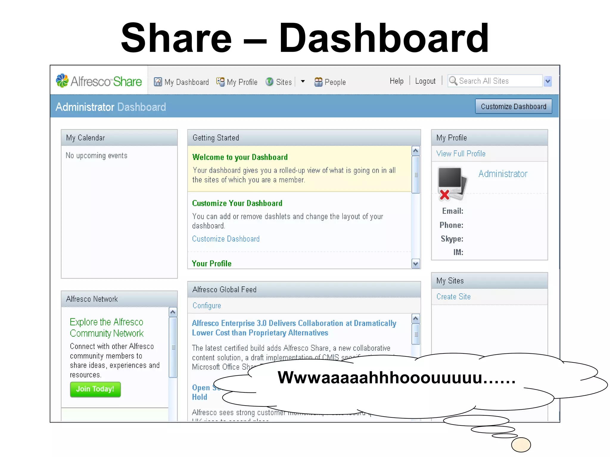 Alfresco - Présentation Alfresco 3 Enterprise