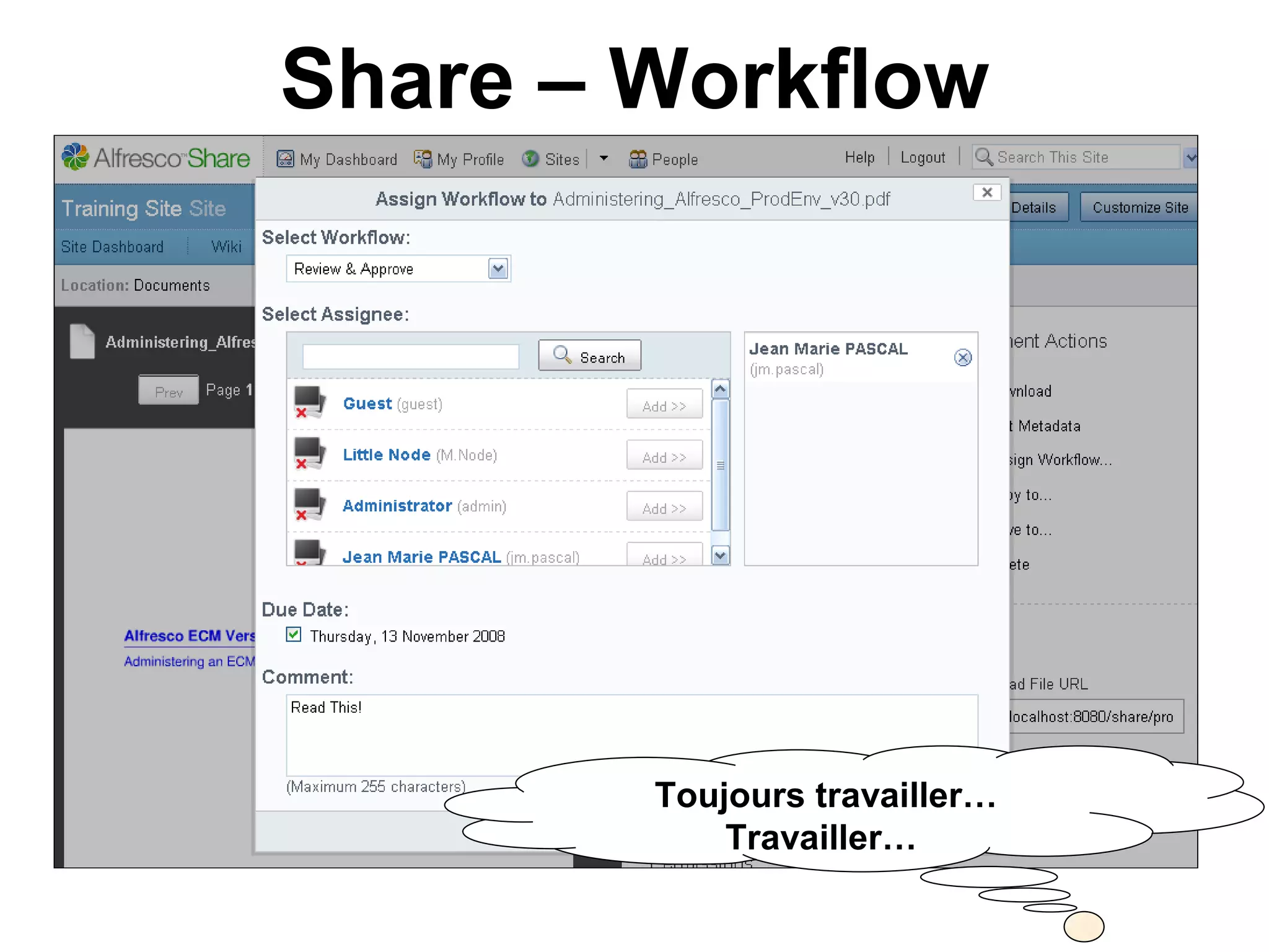Alfresco - Présentation Alfresco 3 Enterprise