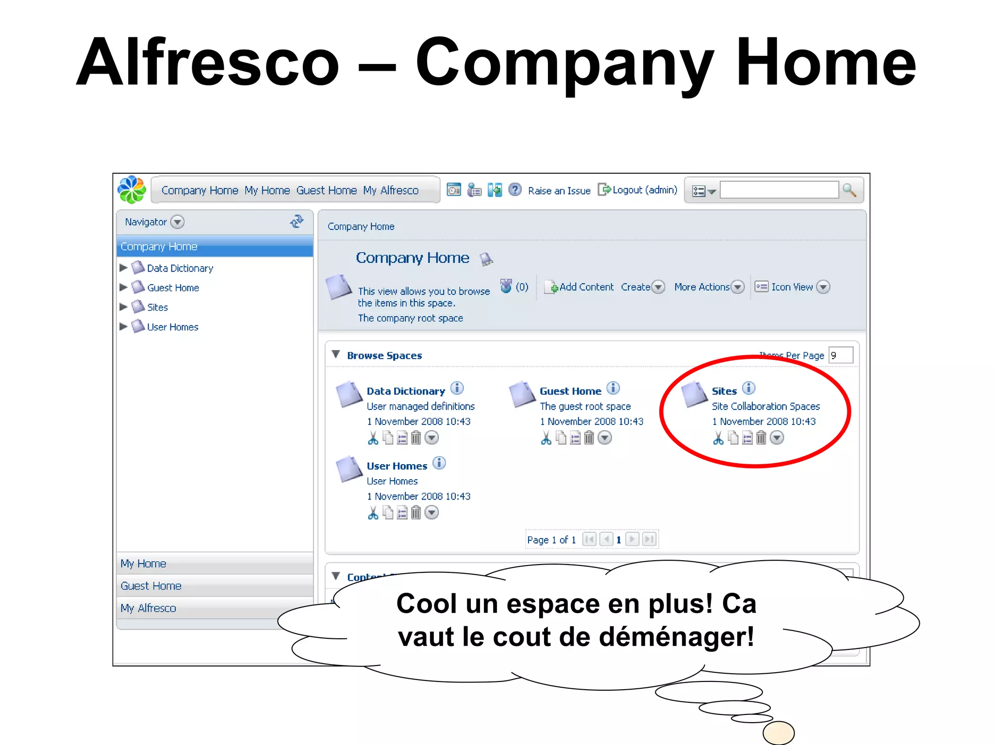 Alfresco - Présentation Alfresco 3 Enterprise