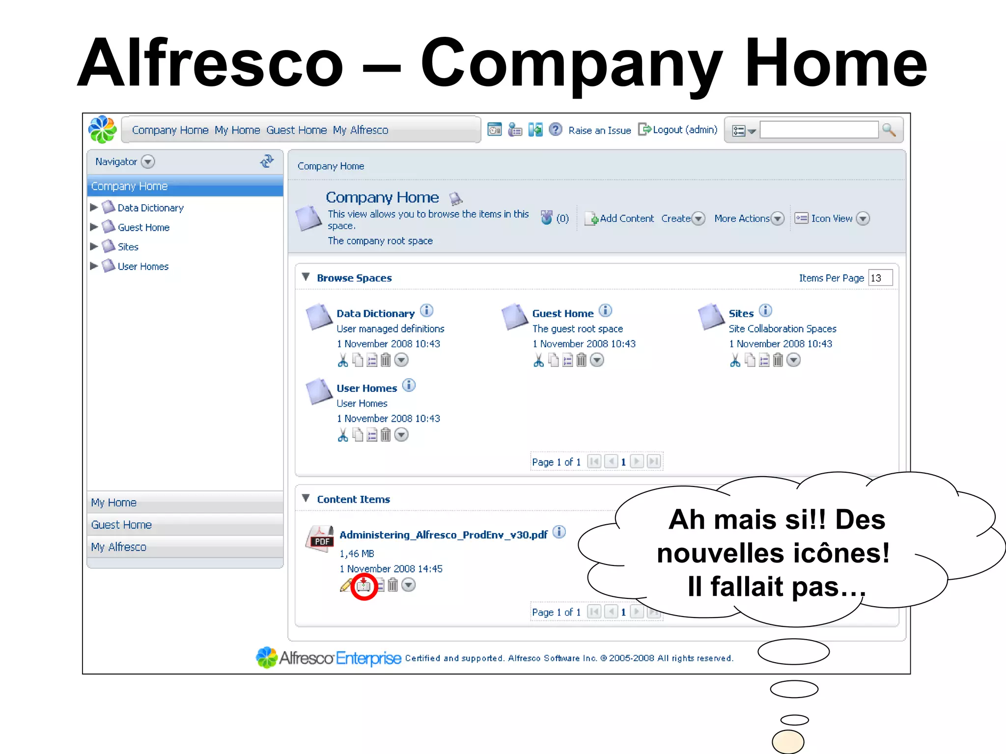 Alfresco - Présentation Alfresco 3 Enterprise
