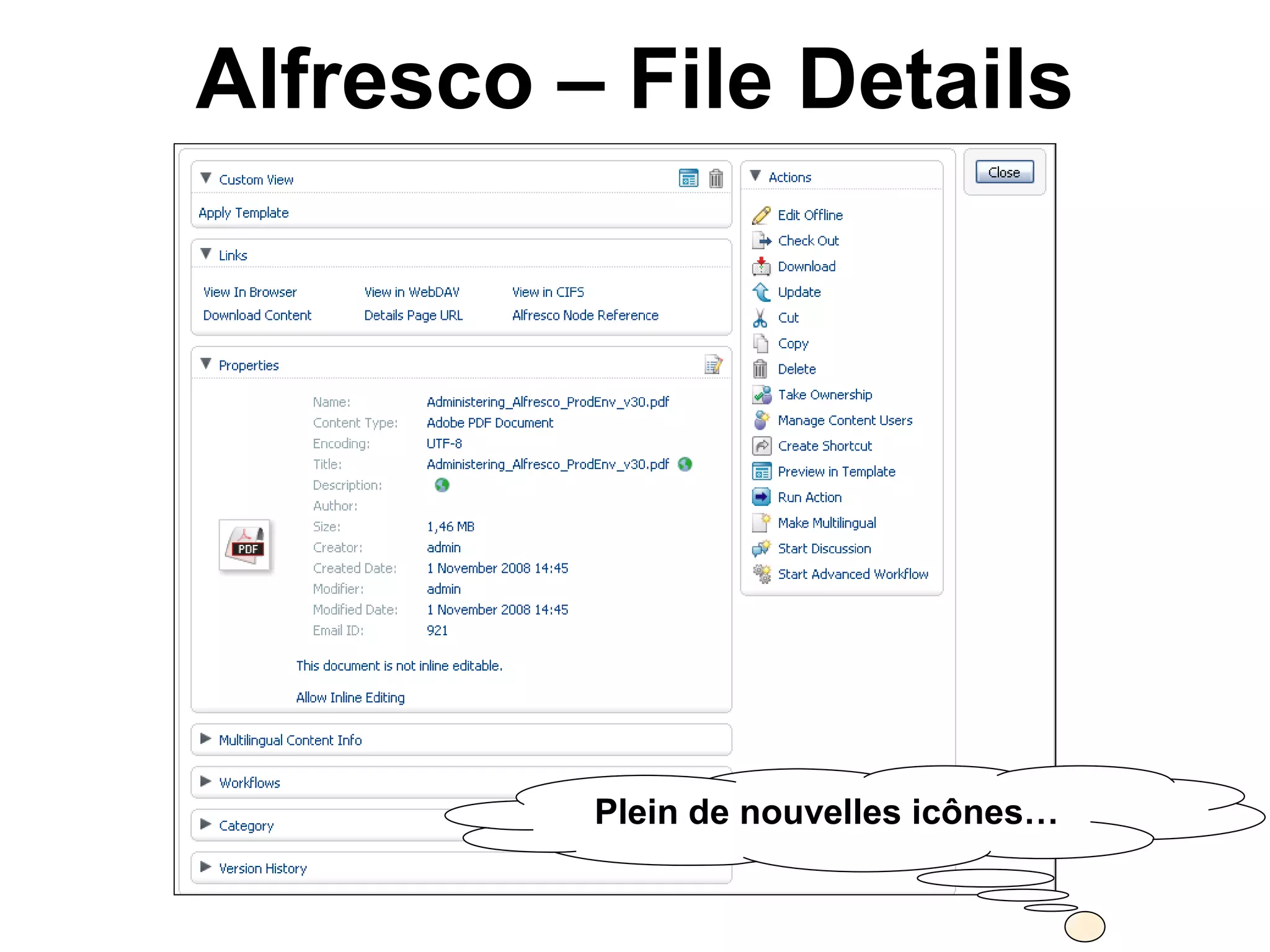 Alfresco - Présentation Alfresco 3 Enterprise