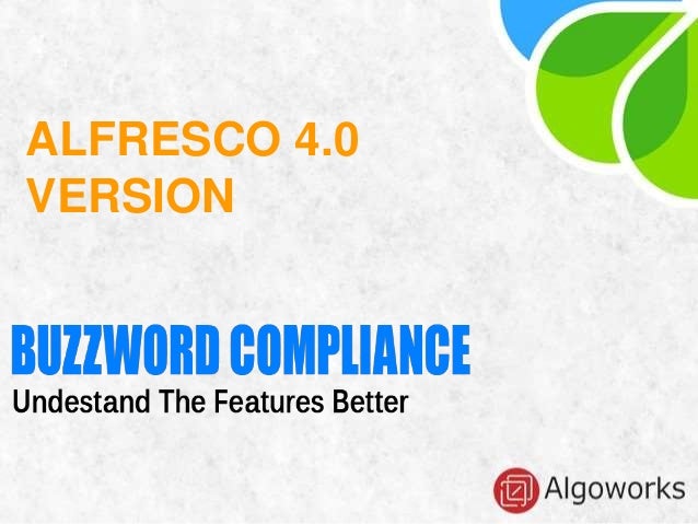 alfresco 4.0