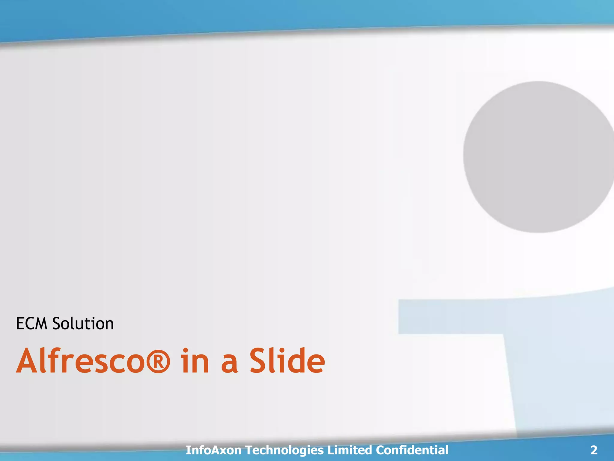 Alfresco offering ppt