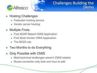 Federated ECM Search with CMIS
