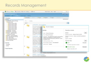 Records Management
 