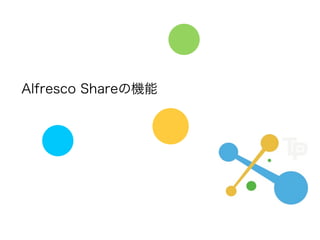 Alfresco Shareの機能
 