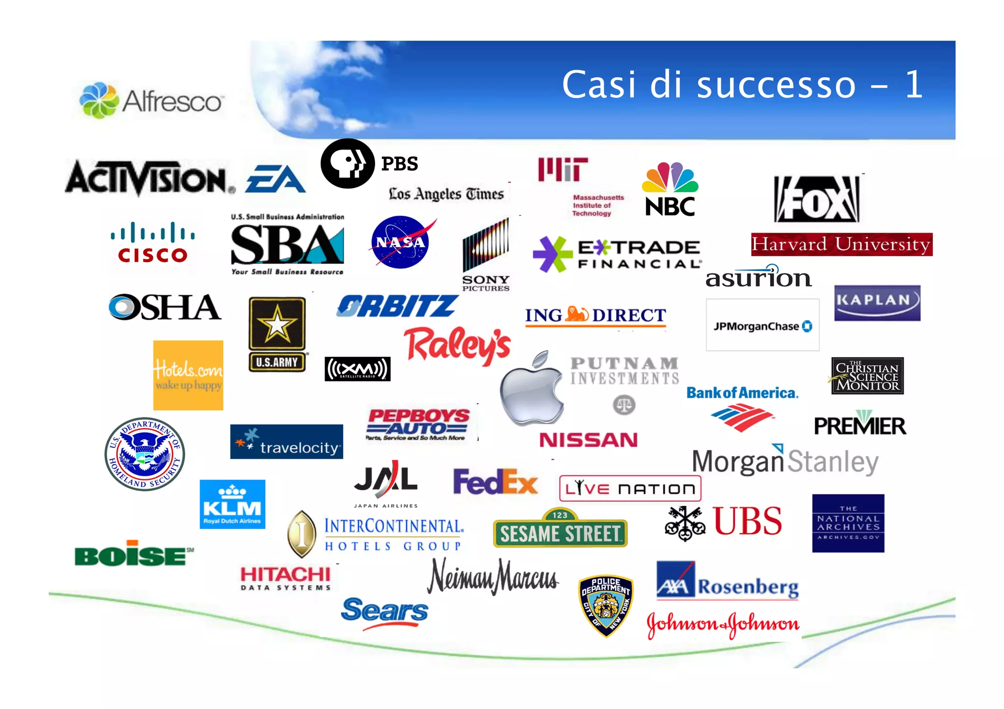 Casi di successo - 1
 
