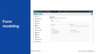 Learn. Connect. Collaborate.
Form
modeling
 