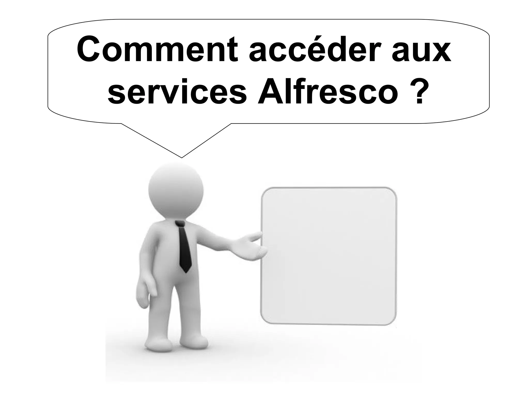 Alfresco en quelques points : Services Tutorial