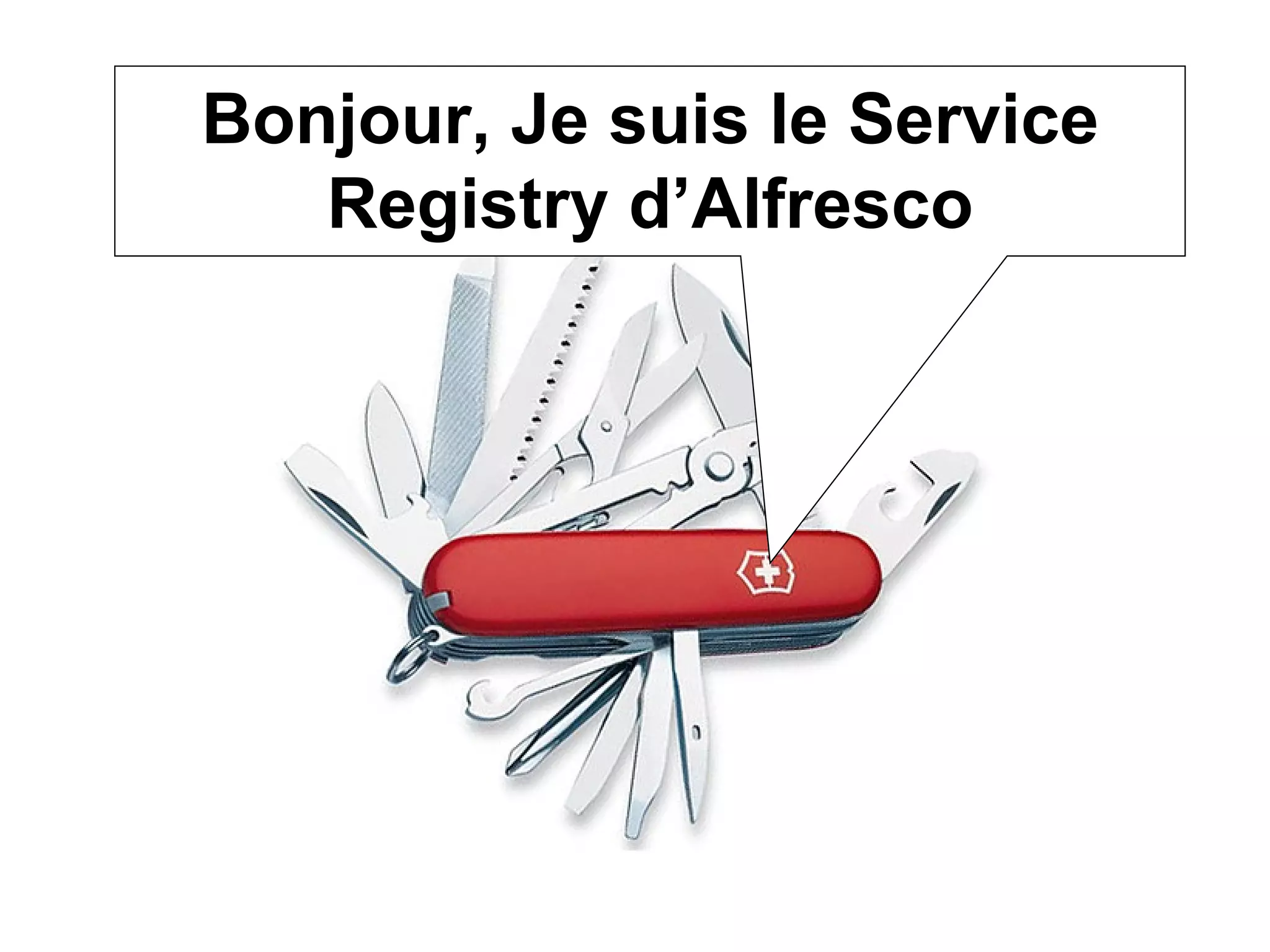 Alfresco en quelques points : Services Tutorial