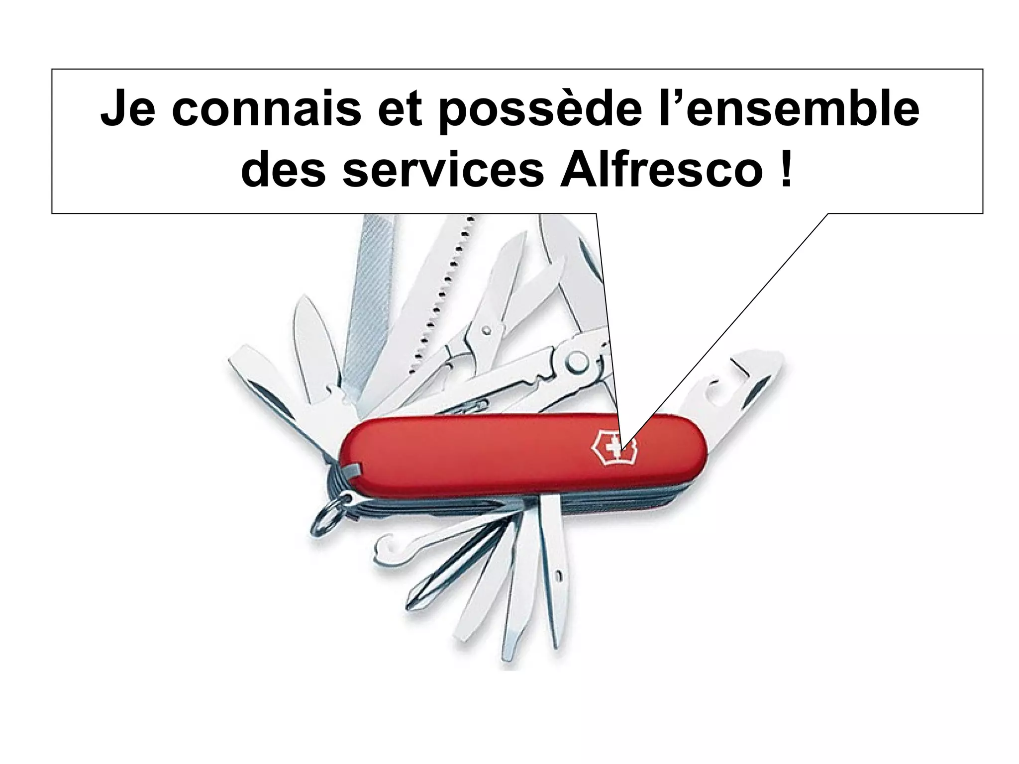 Alfresco en quelques points : Services Tutorial
