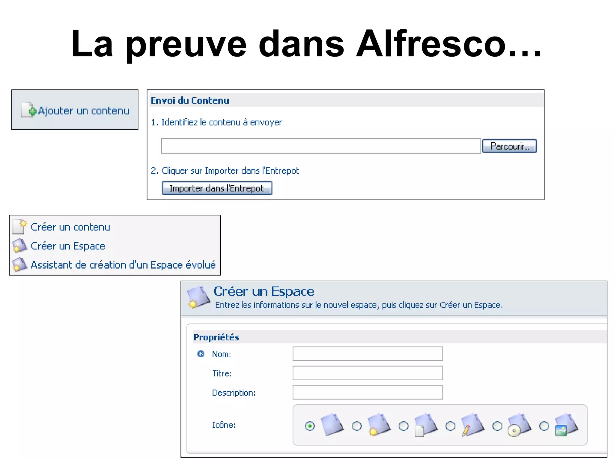 Alfresco en quelques points : Services Tutorial