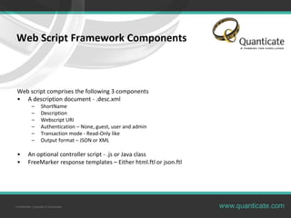 Introduction about Alfresco webscript | PPT
