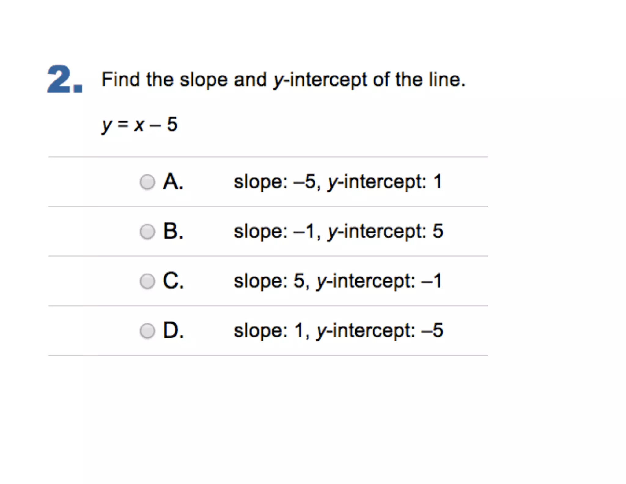 Alg1 7.7 Slope-Intercept Form
