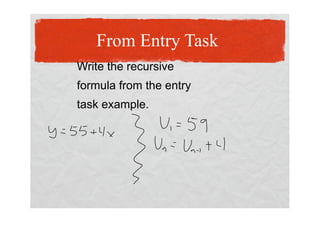 Alg2   Day 002   Sequences