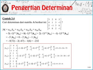 Linear Algebra - Determinants and Eigenvalues | PDF